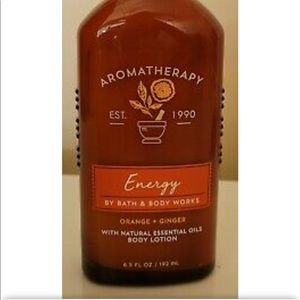 NWT Bath & Body Works Aromatherapy Energy Orange + Ginger Body Lotion 6.5oz